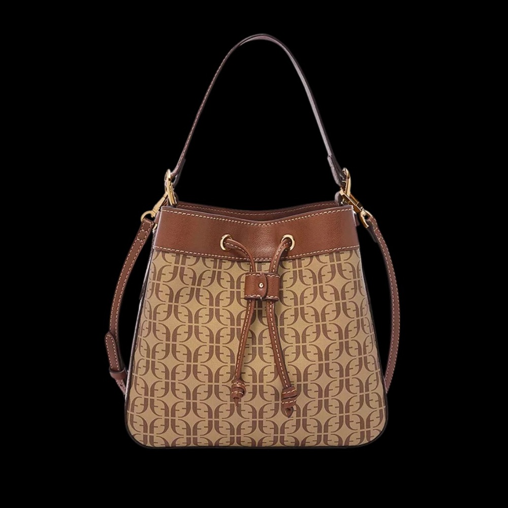 FLASH SALE Fossil Bucket Drawstring Crossbody Bag - Picture 10 of 12